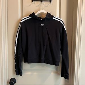 Adidas UO Cropped Hoodie Sweatshirt
